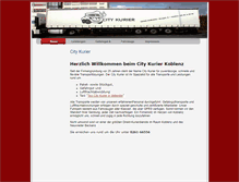 Tablet Screenshot of city-kurier.net